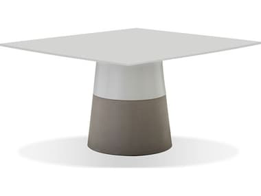 Mobital Maldive Square Concrete Dining Table MBDTAMALDWHITSQUAR