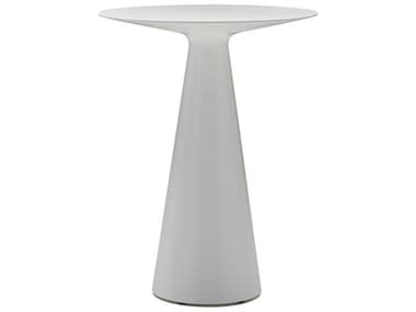 Mobital Maldives White 31'' Wide Round Bar Height Dining Table MBDTBMALDWHIT