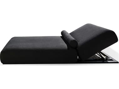 Mobital Bondi 84" Charcoal Black Fabric Upholstered Chaise MBLCHBONDCHAR