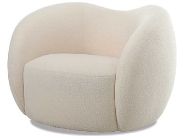 Mobital Dune Swivel 34" Cream Fabric Accent Chair MBLCHDUNECREATEDD