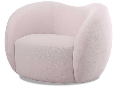 Mobital Dune Swivel 34" Pink Fabric Accent Chair MBLCHDUNEDUSTROSE