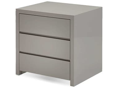 Mobital Blanche 24" Wide 3-Drawers Gray Nightstand MBNI3BLANSTON