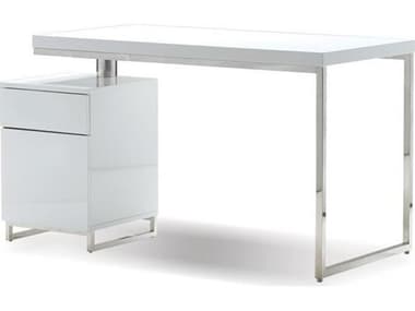 Mobital Span High Gloss White Height Adjustable & Standing Desks MBODESPANWHIT47IN