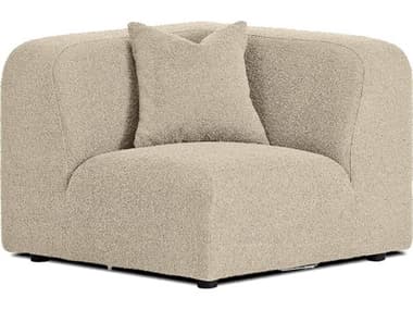 Mobital Arcos Frost Beige Upholstered Corner Chair MBSECARCOFROBCORNE