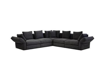 Mobital Flex Gray Upholstered Sectional Sofa MBSECFLEXPEPP5PCS