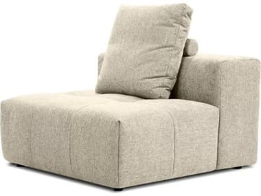 Mobital Mallow Beige Armless Chair MBSECMALLSTONARMLE