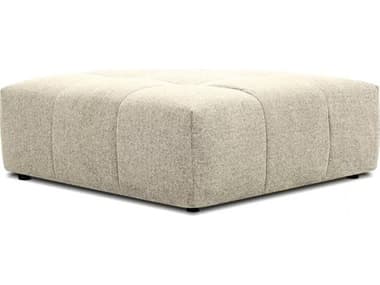 Mobital Mallow Beige Upholstered Ottoman MBSECMALLSTONOTTOM