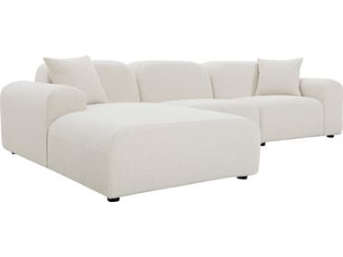 Mobital Arcos Tortilla Bouclé Upholstered Sectional Sofa MBSELARCOTORB3PCS