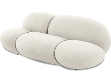 Mobital Cumulus Cream Boucle Upholstered Sofa MBSOFCUMUCRBO