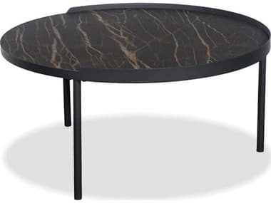 Mobital Coast Round Ceramic Coffee Table MBWCOCOASNODELARGE