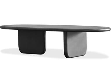 Mobital Hana Oval Coffee Table MBWCOHANADUBLOVAL