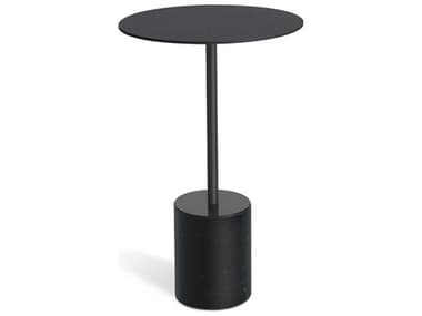 Mobital Circulo Round Metal Black End Table MBWENCIRCBLACMEDIU