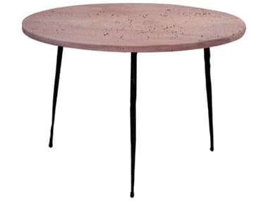 Mobital Kaii Round Stone End Table MBWENKAIIRESSLOW