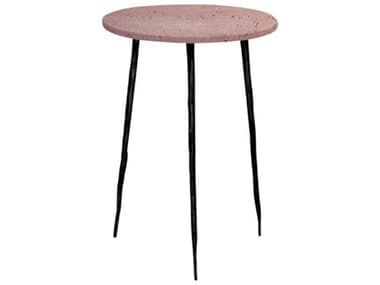 Mobital Kaii Round Stone End Table MBWENKAIIRESSTALL