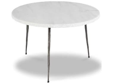 Mobital Kaii 20" Round Marble White Coffee Table MBWENKAIIWHITLOW
