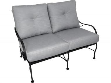 Meadowcraft Monticello Deep Seating Wrought Iron Outdoor Patio Loveseat MD278210001