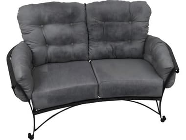 Meadowcraft Vinings Deep Seating Wrought Iron Patio Loveseat MD285210001