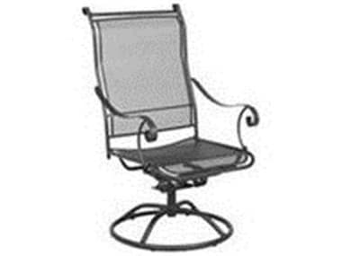 Meadowcraft Alexandria Wrought Iron Swivel Rocker Dining Arm Chair MD302195001