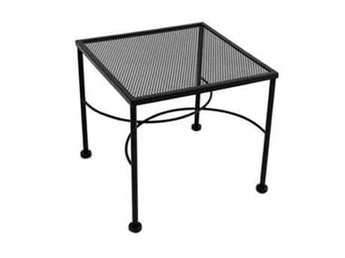 Meadowcraft Micro Mesh Wrought Iron 20'' Wide Square End Table MD304122001