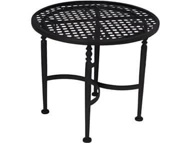 Meadowcraft Athens Wrought Iron Round Patio End Table MD361200001