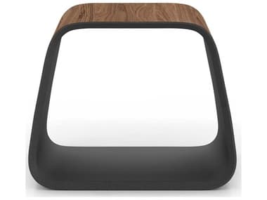 ModLuxe Trapani Walnut Brown Accent Stool MDLBAN10001