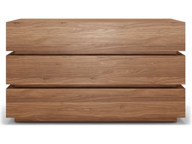 ModLuxe Davos 3-Drawers Brown Ply Wood Dresser MDLBRKDRWAL