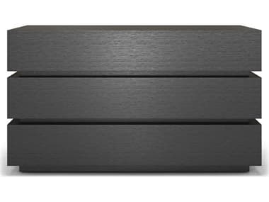 ModLuxe Davos 3-Drawers Black Ply Wood Dresser MDLBRKDRWEN