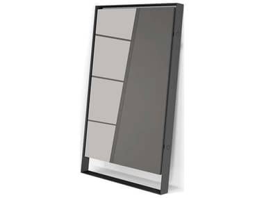 ModLuxe Kennington Graphite Steel Floor Rectangular Mirror MDLESP10002