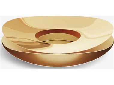 ModLuxe Coco Polished Gold Decorative Plate MDLGO5225