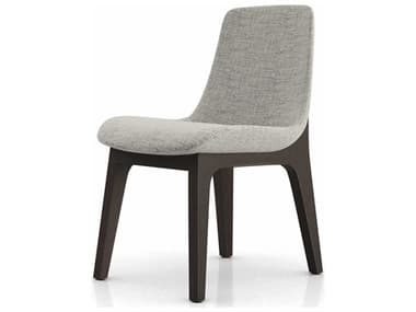 ModLuxe Oxnard Ash Wood Gray Fabric Upholstered Side Dining Chair MDLHI1901BGBT