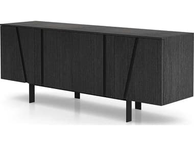 ModLuxe Valencia 76&quot; Natural Wood Gray Oak Sideboard MDLMD736GOK