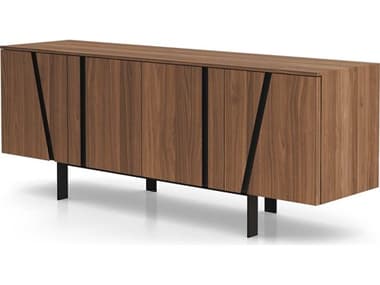 ModLuxe Valencia 76&quot; Natural Wood Walnut Sideboard MDLMD736WAL