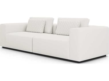ModLuxe Siena 106&quot; Wide White Fabric Upholstered Sectional Sofa MDLMD822SET012PCCHK