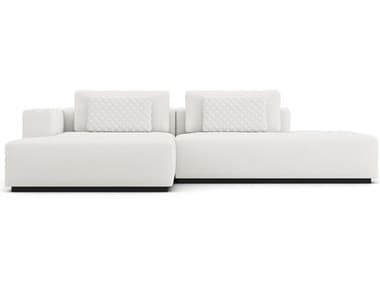 ModLuxe Siena White Upholstered Sectional Left Facing Sofa MDLMD822SET08A2PCCHK