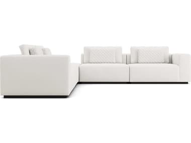 ModLuxe Siena White Upholstered Sectional Sofa MDLMD822SET115PCCHK