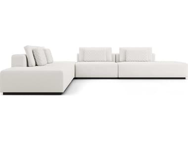 ModLuxe Siena White Upholstered Sectional Sofa MDLMD822SET135PCCHK