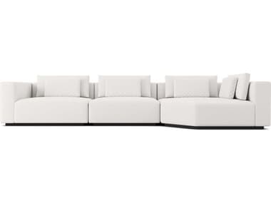 ModLuxe Siena White Upholstered Sectional Left Facing Sofa MDLMD822SET25B3PCCHK