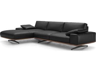 ModLuxe Blackwell Leather Sectional Sofa MDLMD832SECLBLK