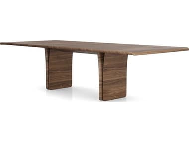 ModLuxe Wexford 117" Rectangular Wood Top And Legs In Walnut Dining Table MDLMEJ10066