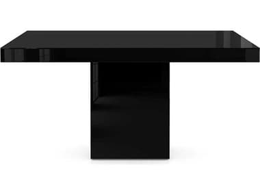 ModLuxe Morley Square Black Glass Dining Table MDLMJK25300L5V5