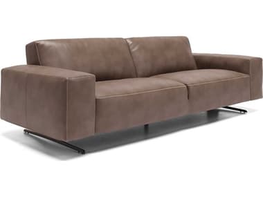 ModLuxe Seychelles Body In Mocca Leather Brown Sofa MDLSOFGRE90MOC