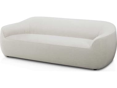 ModLuxe Sakai Sofa In Nomad Snow Fabric White Upholstered MDLSOFSHENSNW