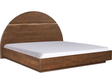 Moe's Home Watson Brown Acacia Wood Queen Platform Bed MEBB1003030