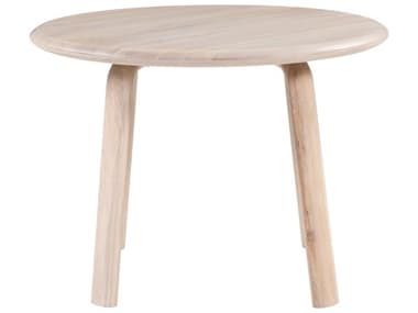 Moe's Home Round Wood Natural White Oak Dining Table MEBC104718