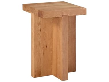 Moe's Home Folke 13" Square Wood Natural End Table MEBC111824