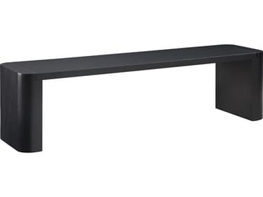 Moe's Home Post Black Accent Bench MEBC1120020