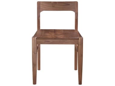 Moe's Home Owing Solid Wood Brown Side Dining Chair MEBC112303