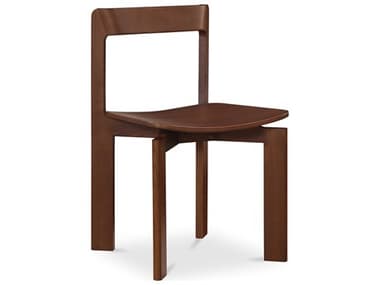 Moe's Home Daifuku Ash Wood Brown Side Dining Chair - Set of Two MEBC112820