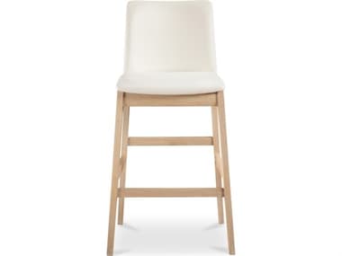 Moe's Home Deco Upholstered Oak Wood Bar Stool MEBC114005