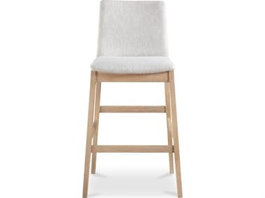 Moe's Home Deco Upholstered Oak Wood Bar Stool MEBC114029